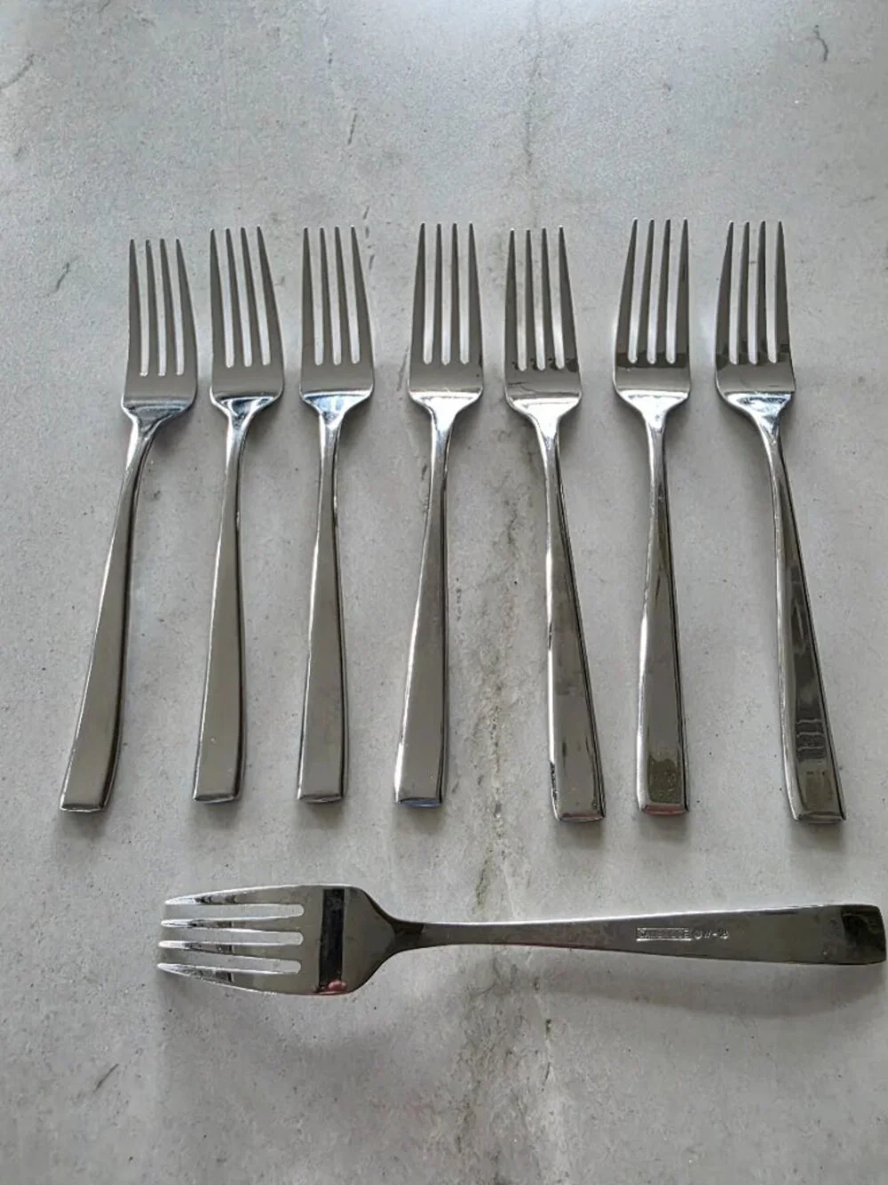 Set of Stainless Steel Forks